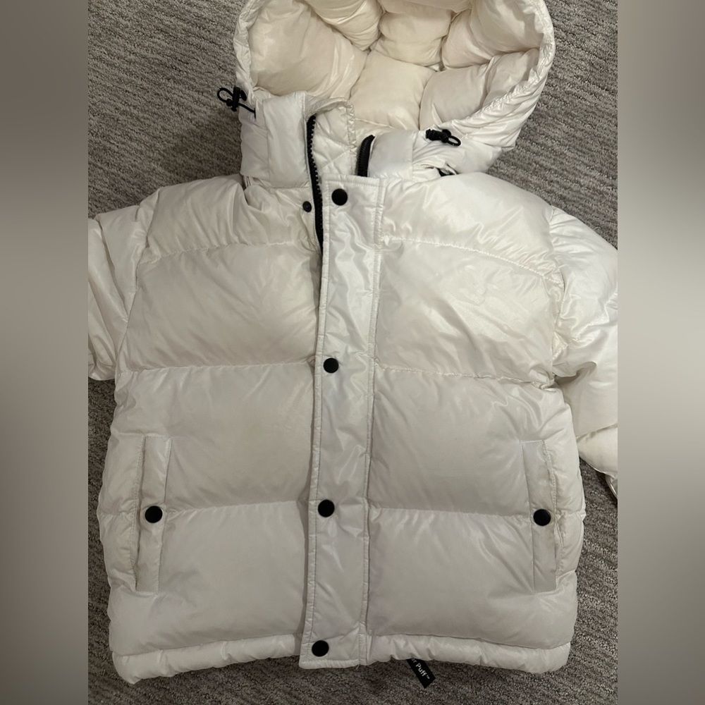 Women's White Puffer Jacket